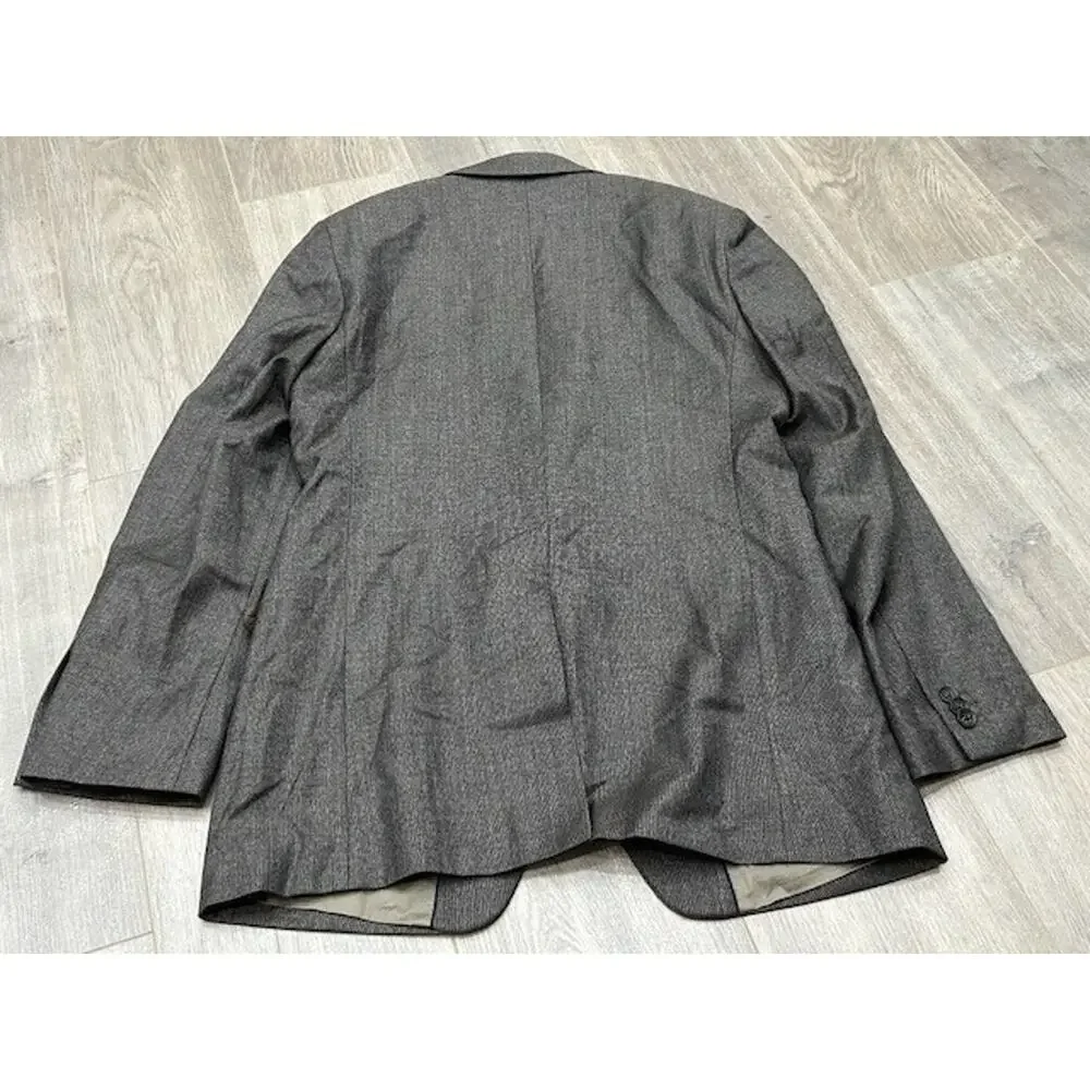 Banana Republic Mens Suit Jacket‎ Blazer 100% Single Breasted Brown Size 38R